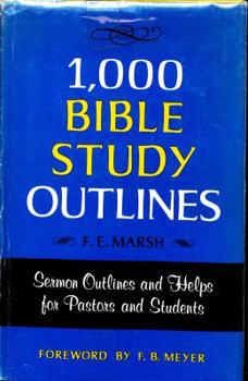 Hardcover 1000 Bible Study Outlines Book