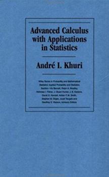 Hardcover Advanced Calculus with Applications in Statistics Book