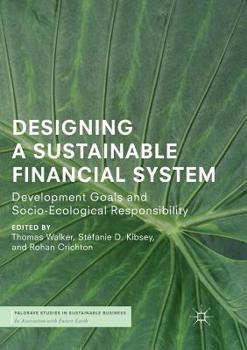 Paperback Designing a Sustainable Financial System: Development Goals and Socio-Ecological Responsibility Book