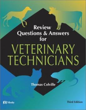 Paperback Review Questions & Answers for Veterinary Technicians [With CDROM] Book