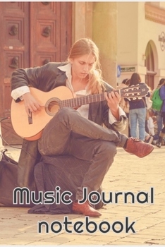 Paperback Music Journal Notebook Book