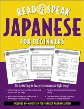 Paperback Read and Speak Japanese for Beginners (Book + Audio CD) Book