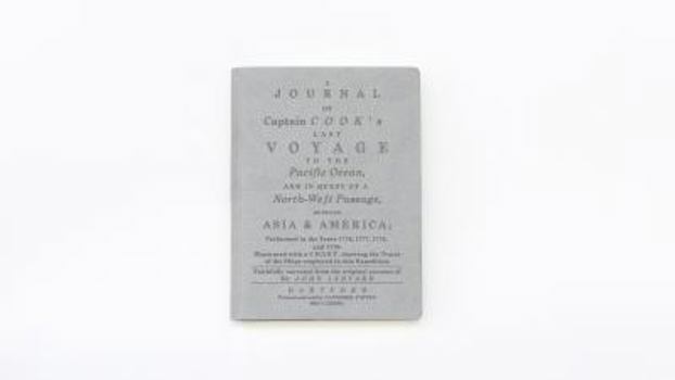 Leather Bound A Journal of Captain Cook's Last Voyage: Light Grey Lined Journal Book