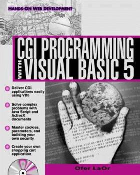 Paperback CGI Programming with Visual Basic 5 [With Source Code for Web Applications, Generic Search..] Book