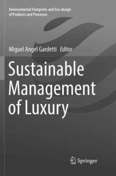 Paperback Sustainable Management of Luxury Book