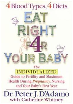 Hardcover Eat Right for Your Baby: The Individualized Guide to Fertility and Maximum Health During Pregnancy, Nursing, and Your Baby's First Year Book