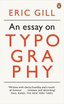 Paperback An Modern Classics an Essay on Typography Book