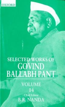 Hardcover Selected Works of Govind Ballabh Pant Book