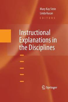 Paperback Instructional Explanations in the Disciplines Book