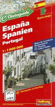 Map Espana Spanien e-Distoguide: Portugal Book