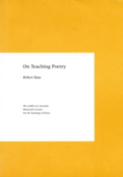 Paperback On Teaching Poetry Book