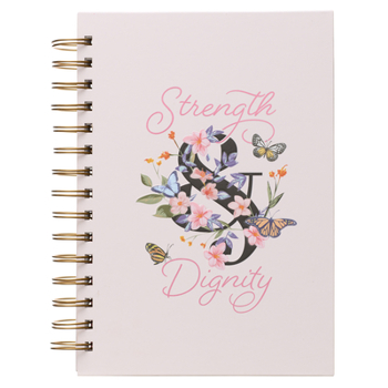 Spiral-bound Large Wire Journal Strength and Dignity Book