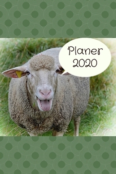 Paperback Planer 2020: Terminplaner Monatsplaner und Wochenplaner Schafe [German] Book