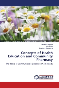 Paperback Concepts of Health Education and Community Pharmacy Book