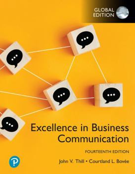 Paperback Excellence in Business Communication, Global Edition Book