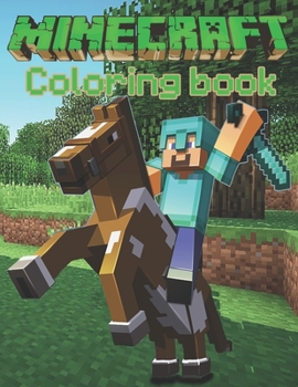 Paperback Minecraft coloring book: Color 50 Designs For True Minecrafters Fun Mazes, Puzzles, Dot-to-Dot, Spot the Difference, Cut-outs & More: Activity Book