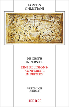 Hardcover de Gestis in Perside: Eine Religionskonferenz in Persien [German] Book
