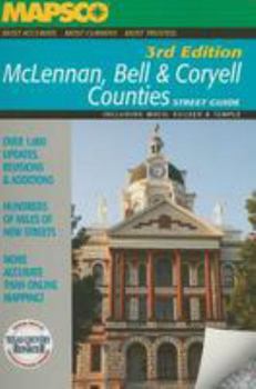 Spiral-bound Mapsco McLennan, Bell & Coryell Counties Street Guide: Including Waco, Killeen & Temple Book