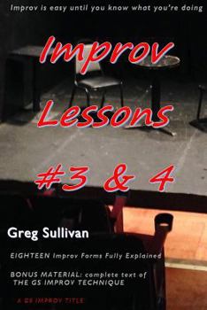 Paperback Improv Lessons #3 & 4 Book