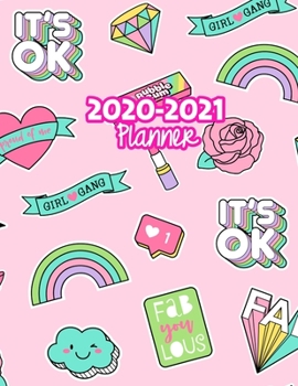 2020-2021 Planner: Two Year Calendar Organizer and Goal Journal | January 2020 - December 2021 Daily, Weekly and Monthly Planner Book with Back Sticker Expression Wall for 2 Years | Design Code 579929