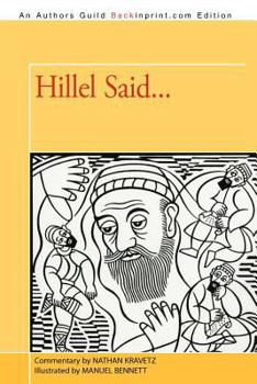 Paperback Hillel Said... Book