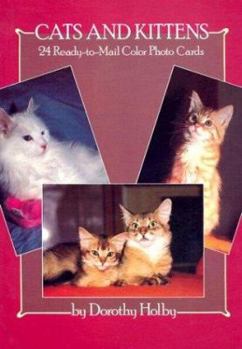 Paperback Cats and Kittens: 24 Ready-To-Mail Color Photo Postcards Book