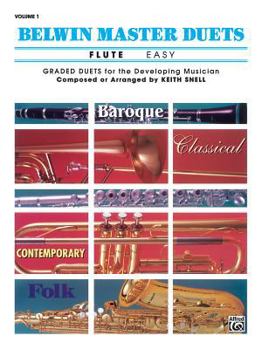 Paperback Belwin Master Duets (Flute), Vol 1: Easy Book