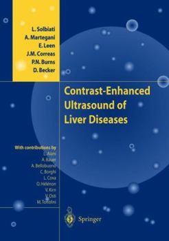 Hardcover Contrast-Enhanced Ultrasound of Liver Diseases Book
