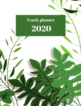 Paperback 2020 Yearly planner: nature themed calendar & organizer - 148 pages, 8,5" x 11" (version 27) Book