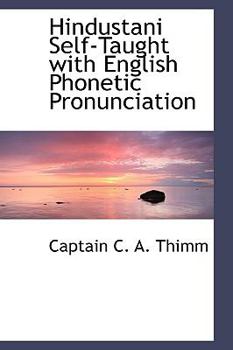 Paperback Hindustani Self-Taught with English Phonetic Pronunciation Book