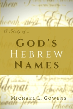 Paperback A Study of God's Hebrew Names Book