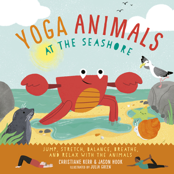 Hardcover Yoga Animals at the Seashore Book