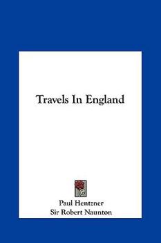 Hardcover Travels in England Book