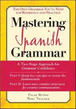 Paperback Mastering Spanish Grammer (McGraw-Hill Edition) [Spanish] Book