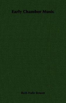 Paperback Early Chamber Music Book