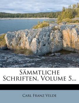 Paperback S?mmtliche Schriften, Volume 5... [German] Book