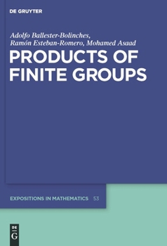 Hardcover Products of Finite Groups Book