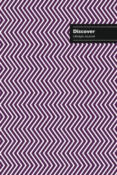 Paperback Discover Lifestyle Journal, Creative Write-in Notebook, Dotted Lines, Wide Ruled, Medium Size (A5) 6 x 9 Inch (Purple) Book