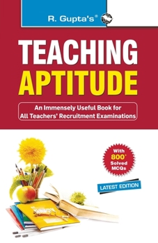 Paperback Teaching Aptitude (With MCQ) Book