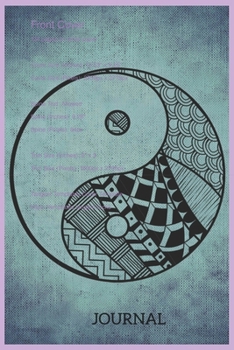 YIN AND YANG SYMBOL JOURNAL/NOTEBOOK: 6" x 9" - 124 Pages - Lined Blank Pages Journal