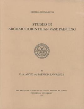 Paperback Studies in Archaic Corinthian Vase Painting Book