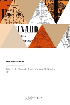Paperback Revue d'histoire [French] Book