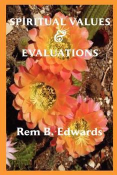 Paperback Spiritual Values and Evaluations Book