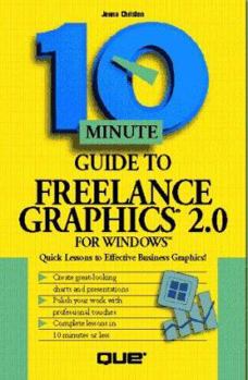 Paperback 10 Minute Guide to Freelance Graphics for Windows 2 Book