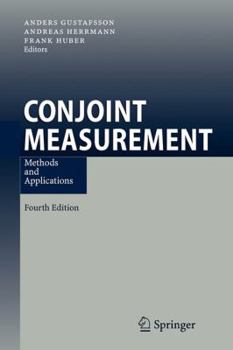 Paperback Conjoint Measurement: Methods and Applications Book