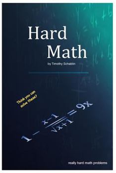 Paperback Hard Math Book