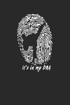 It's in my DNA: Karate Notebook 6 x 9 Dotted Dot Grid Journal Gift For Karateka (108 Pages)