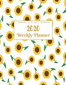 Paperback Weekly Planner 2020: Year At A Glance And Vertical Dated Pages - 8.5 x 11 inches 120 pages Book