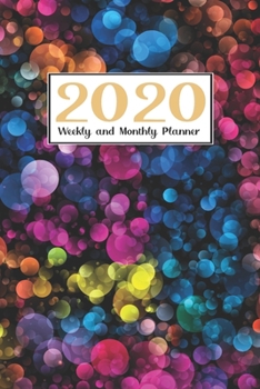 Paperback 2020 Weekly and Monthly Planner: Organizer- Calendar - For Use With Gel Pens - Book