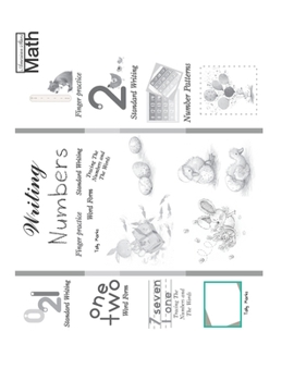 Paperback Writing Numbers: Kindergarten Writing and Tracing Numbers Book